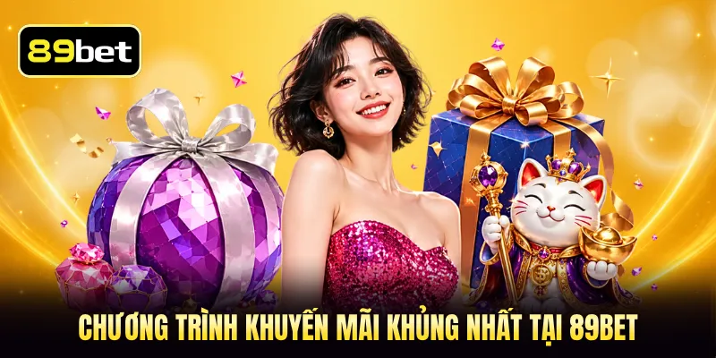 Chương trình khuyến mãi khủng nhất tại 89BET
