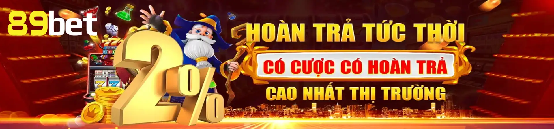 Hoàn trả cược cao nhất thị trường